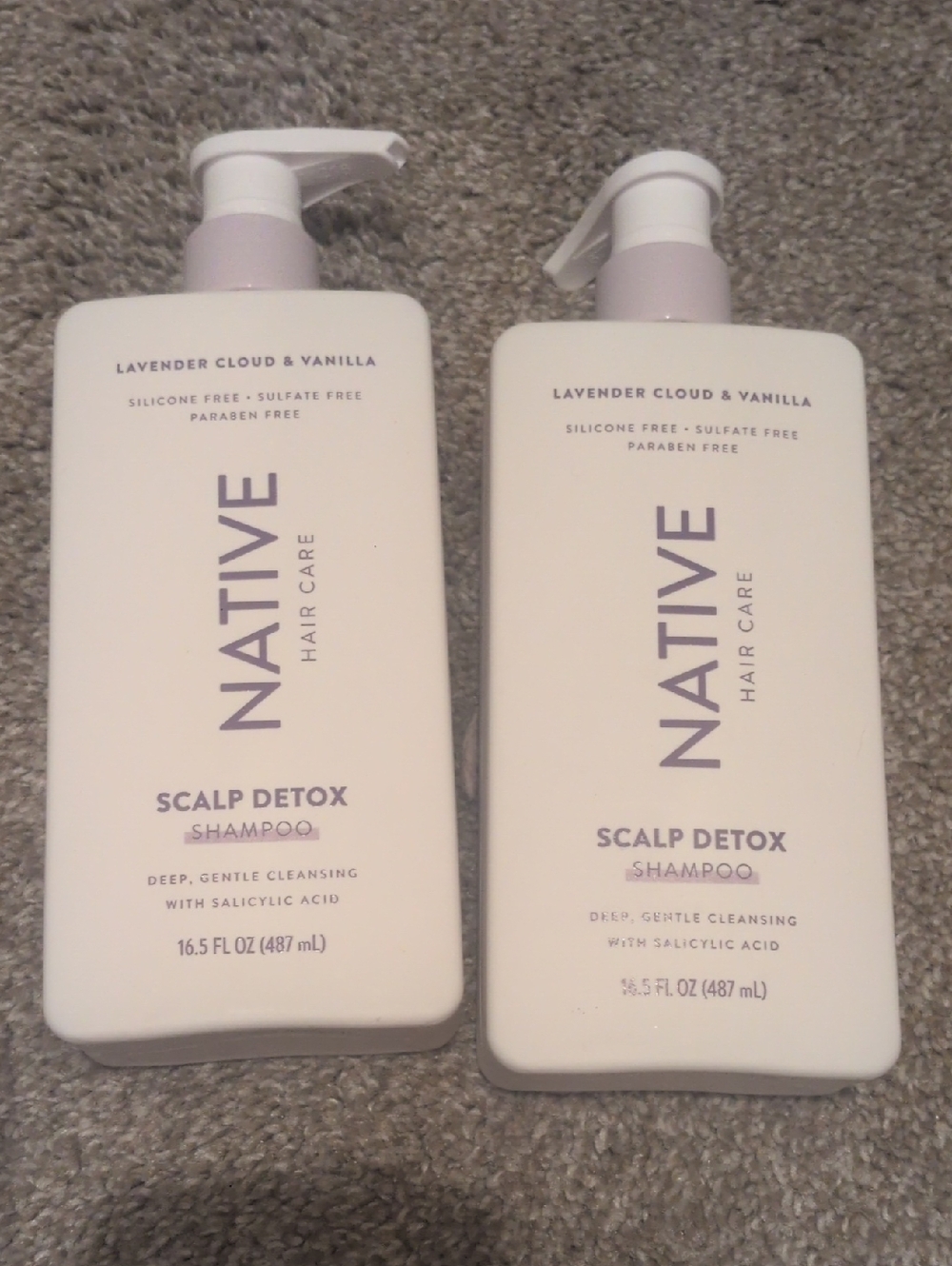 Native Lavender Cloud & Vanilla Scalp Detox Shampoo - 2-Pack